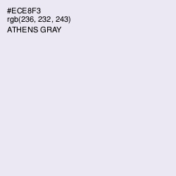 #ECE8F3 - Athens Gray Color Image